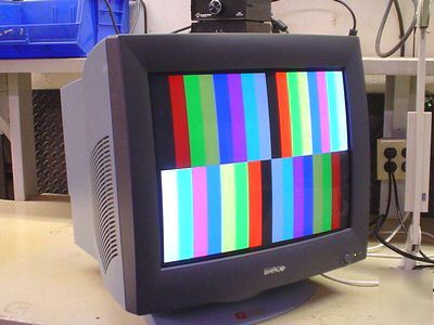 Refurbished barco MWD421 landscape crt color display