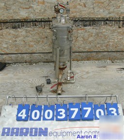 Used-mechanical filtration basket strainer filter, 316