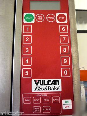 Vulcan counter electric flashbake oven