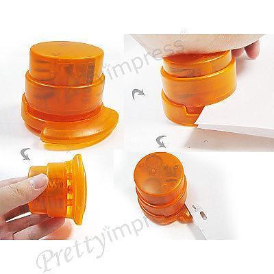 1*no nail stapleless paper binder stapler#743
