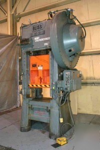 100 ton bliss straight side single crank press