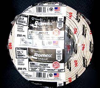 14/2 romex wire 250 ft