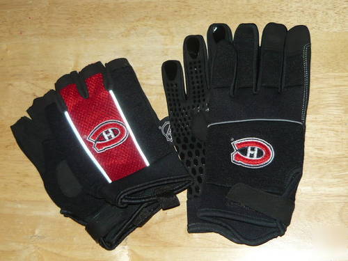 2 pair lg montreal cdns mechanic work gloves