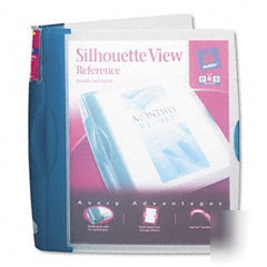 Avery silhouette poly view binder with inside pocket, 1