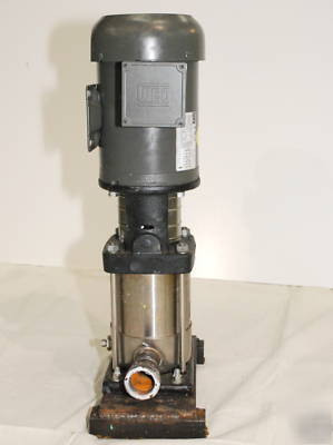Boiler feedwater pump with motor