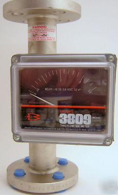 Brooks 3809 thru-flow v/a meter stainless 3809CC1A4G1A
