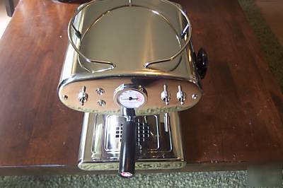 Francis X1 espresso machine coffee maker chrome ground