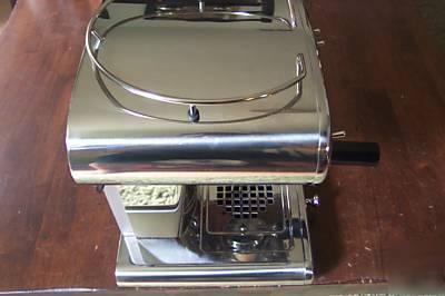 Francis X1 espresso machine coffee maker chrome ground