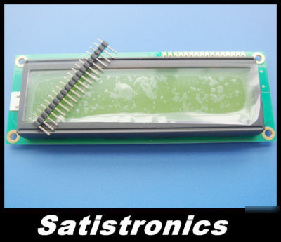 HD44780 16X2 big size characters lcd green backlight