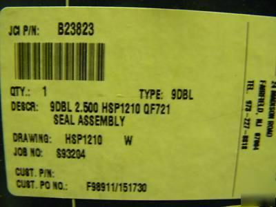John crane mechanical seals-lot of 8 in mfg. box's