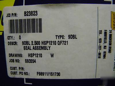 John crane mechanical seals-lot of 8 in mfg. box's
