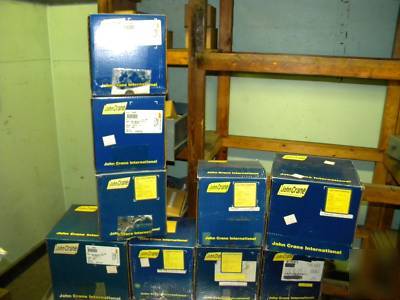 John crane mechanical seals-lot of 8 in mfg. box's