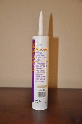 New 2 tubes of tec accucolor sanded arylic latex caulk 