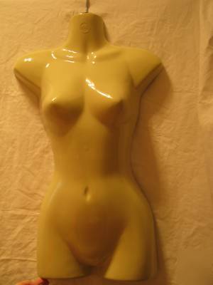 New brand female torso, skin tone mannequin display