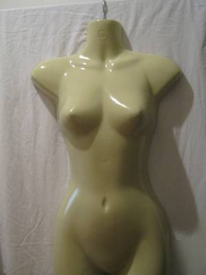 New brand female torso, skin tone mannequin display