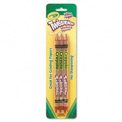 New twistables marking pencil, red lead, clear barre...