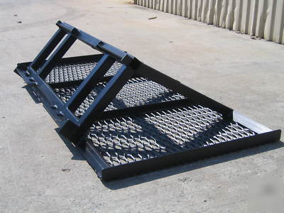 Skidsteer land plane grader leveler attachment