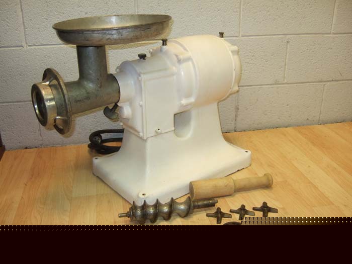 Standard computing scale meat grinder butcher ground