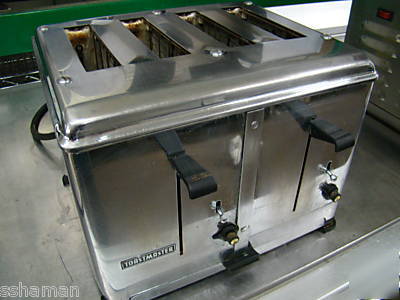 Toastmaster pop-up 4 slice toaster 240V tested properly