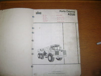 Volvo bm A25B parts&operators manual