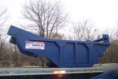 5 cubic yard heavy duty rock box with optional drag bar