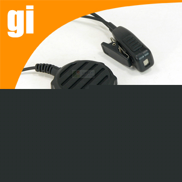 Badge mini mic speaker for motorola talkabout radios