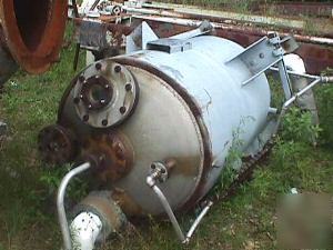 $1750.00 stainless steel ___ 245 gallon jacketed tank 