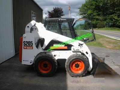 2006 bobcat S205 k series skidloader,cab w/ heat & ac 