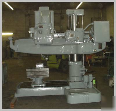 Cincinnati 4 x 11 radial arm drill - wonderful shape