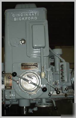 Cincinnati 4 x 11 radial arm drill - wonderful shape