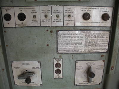 Heliarc welder , p&h , 300 amps output , 