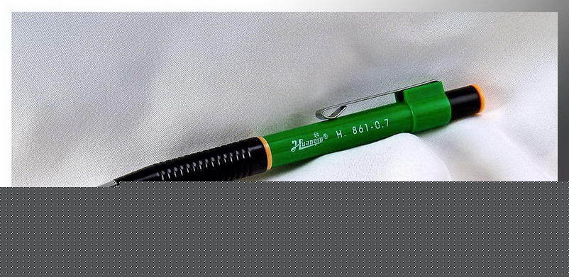 Huangiu ( 3 ) 0.7MM mechanical pencils black red yellow