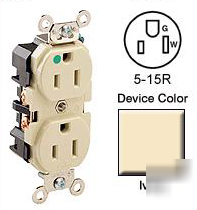 Leviton 8200-i wide body duplex recept. 15A free ship