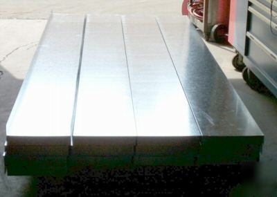 * 24 gauge (.028) G90 galvanized sheet metal 8