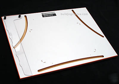 Architechural drawing board with draw-to-scale software