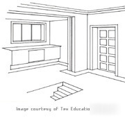 Architechural drawing board with draw-to-scale software