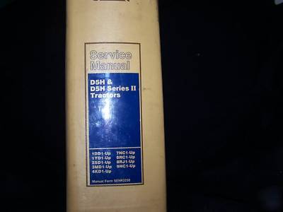 Caterpillar service manual D5H & D5H series ii tractors