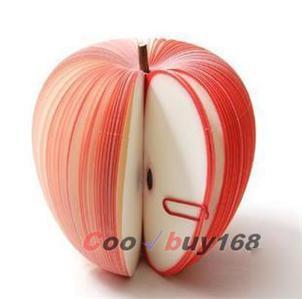 Cute *ideas life* fresh red apple shape post-it note