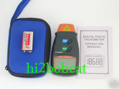 Digital laser photo tachometer non contact rpm ---(W9V)
