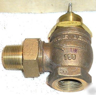 Honeywell V5045A1205 brass angle valve body (nos) 1