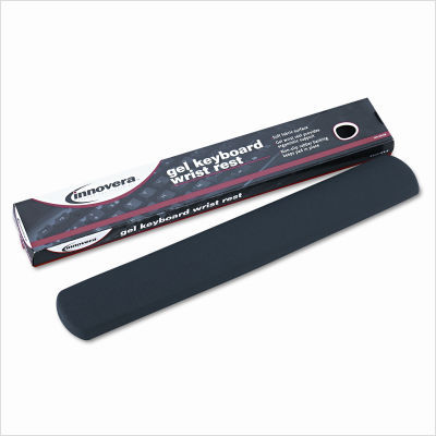 Innovera gel nonskid keyboard wrist rest, gray
