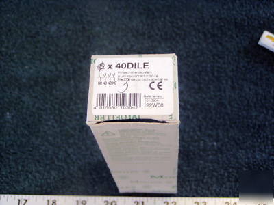 Lot of three (3) moeller 40DILE auxiliary contact block