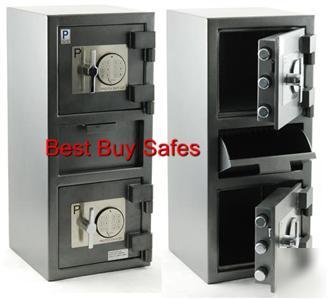 M3214 depository cash safe two doors keypad free ship
