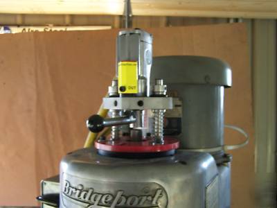 Milling machine power drawbar bridgeport variable speed
