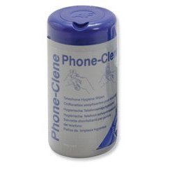New af 'phone cleen' telephone cleaning wipes - 100 
