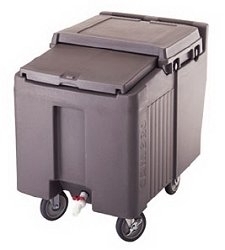 New cambro cm-1CS175L-19 i ce caddy mobile sliding lid 