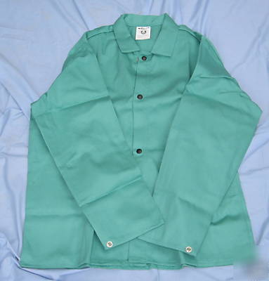 New magid sparkguard heavyweight 2830 welding jacket xl 