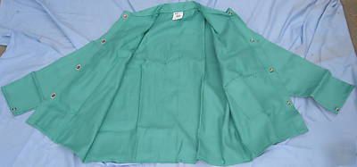New magid sparkguard heavyweight 2830 welding jacket xl 