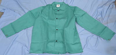 New magid sparkguard heavyweight 2830 welding jacket xl 