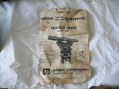 Older berger transit level 